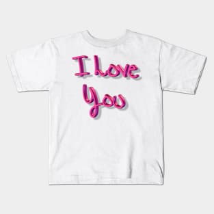 i love you Kids T-Shirt